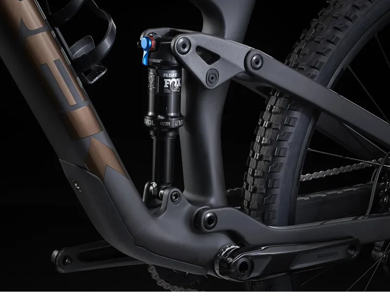 Trek Top Fuel 9.7 SLX/XT XC Mountain Bike in Raw Carbon-4